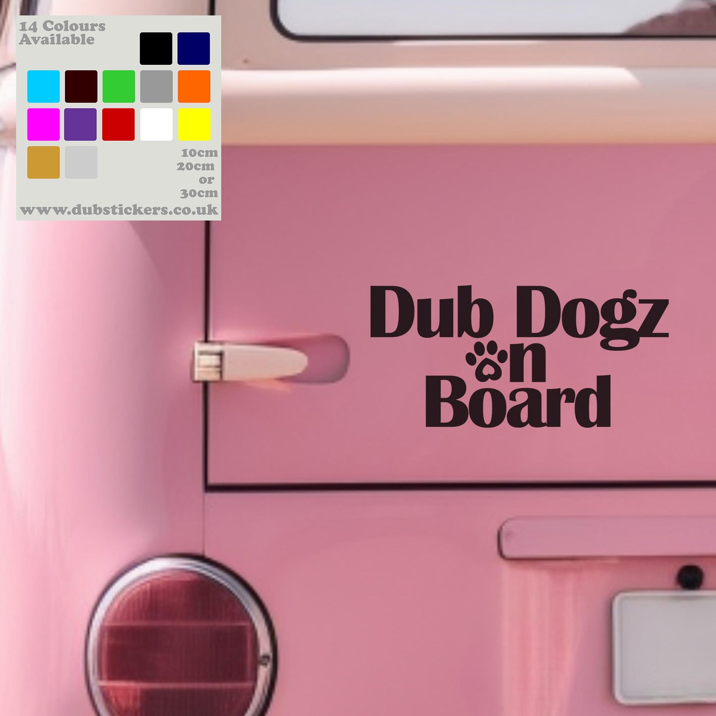 Dub Dogz On Board Decal