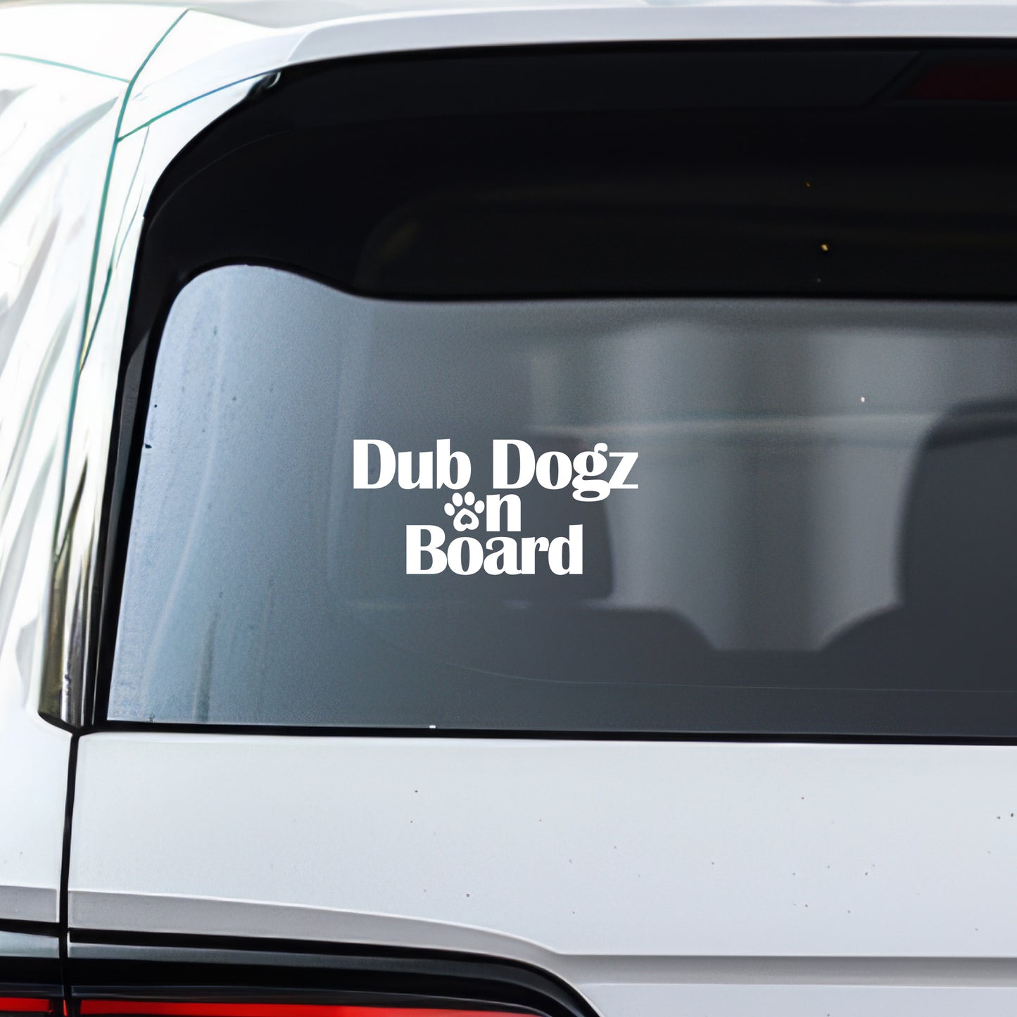 Dub Dogz On Board Decal