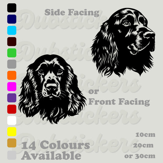 Boykin Spaniel Dog Head Decal