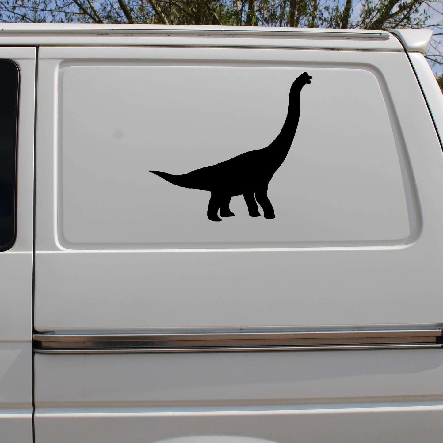Brachiosaurus Dinosaur Silhouette Decal