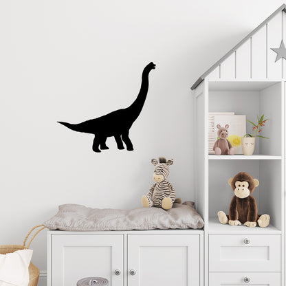 Brachiosaurus Dinosaur Silhouette Decal