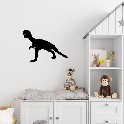 Dilophosaurus Dinosaur Silhouette Decal Vinyl Waterpoof Sticker Campervan Laptop Window