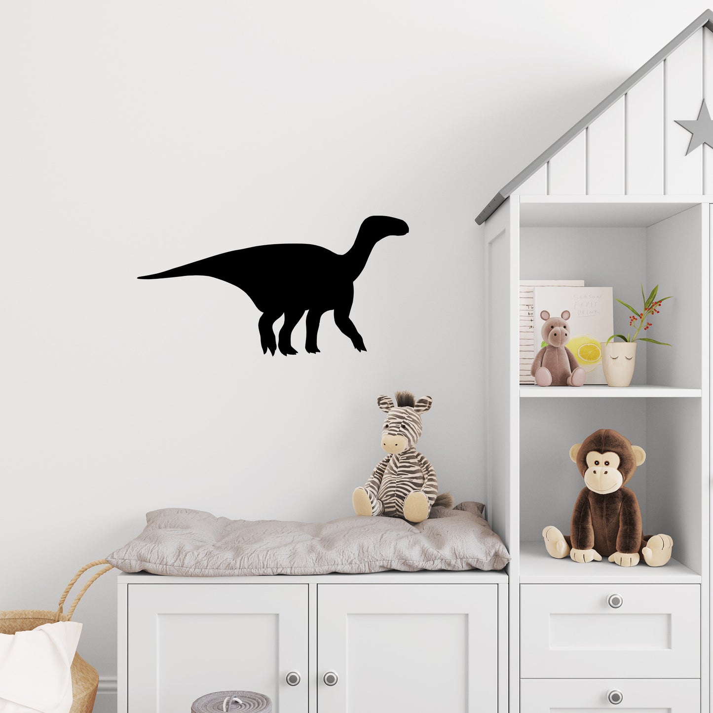 Iguanodon Dinosaur Silhouette Decal Vinyl Waterpoof Sticker Campervan Laptop Window