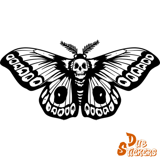 Deaths Head Hawkmoth Decal Vinyl Waterpoof Sticker Campervan Laptop Window