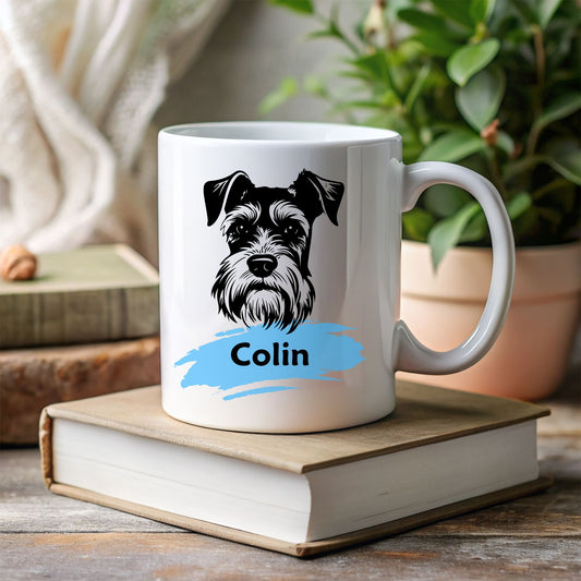 Personalised Miniature Schnauzer Mug