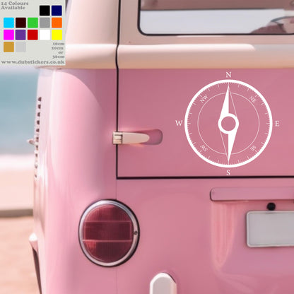 Classic Compass Rose Decal