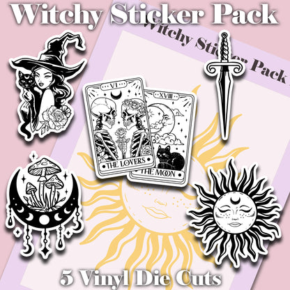 Witchy Vinyl Die Cut Sticker Pack 2